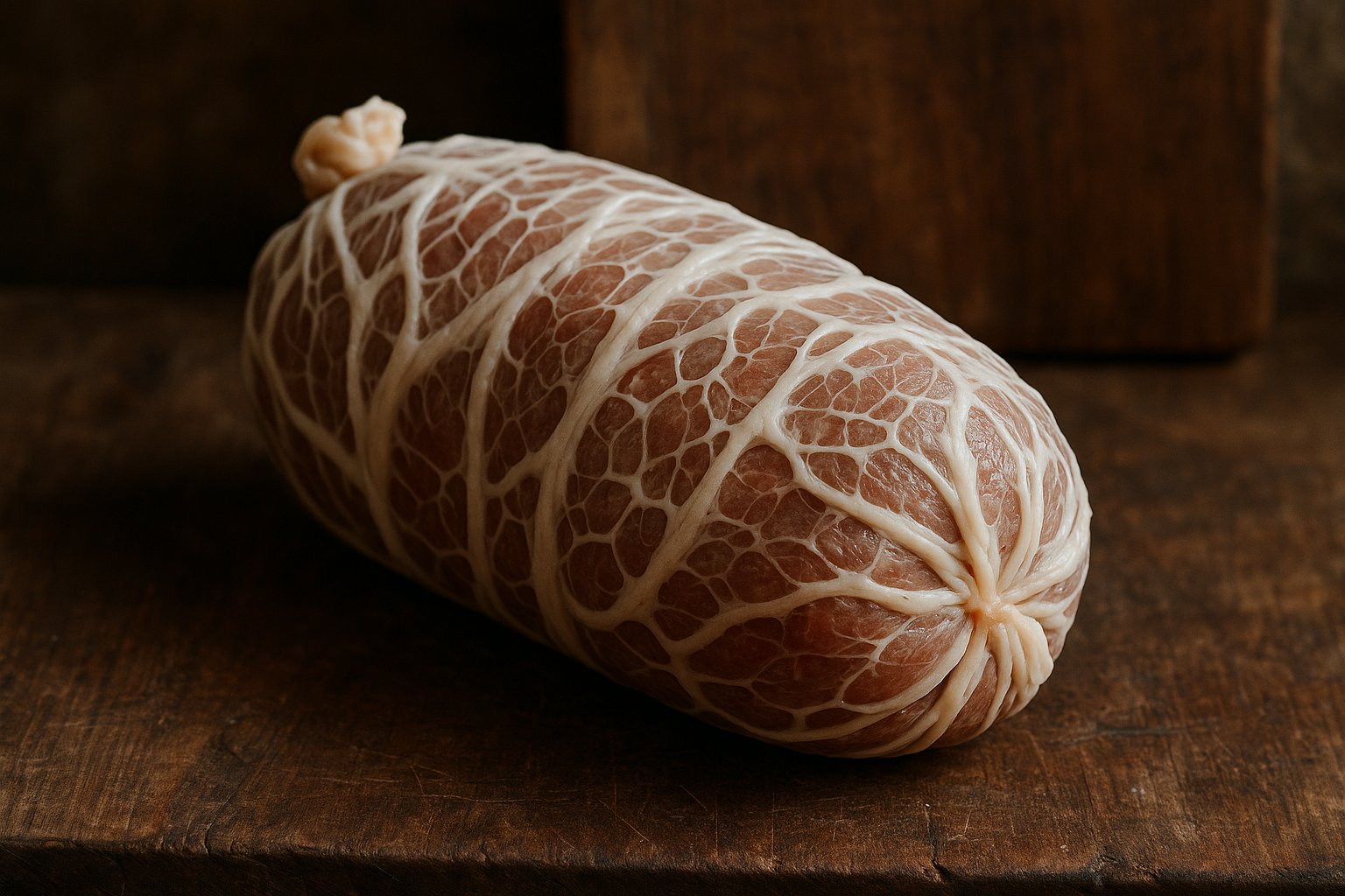 sausage wrapped in caul fat